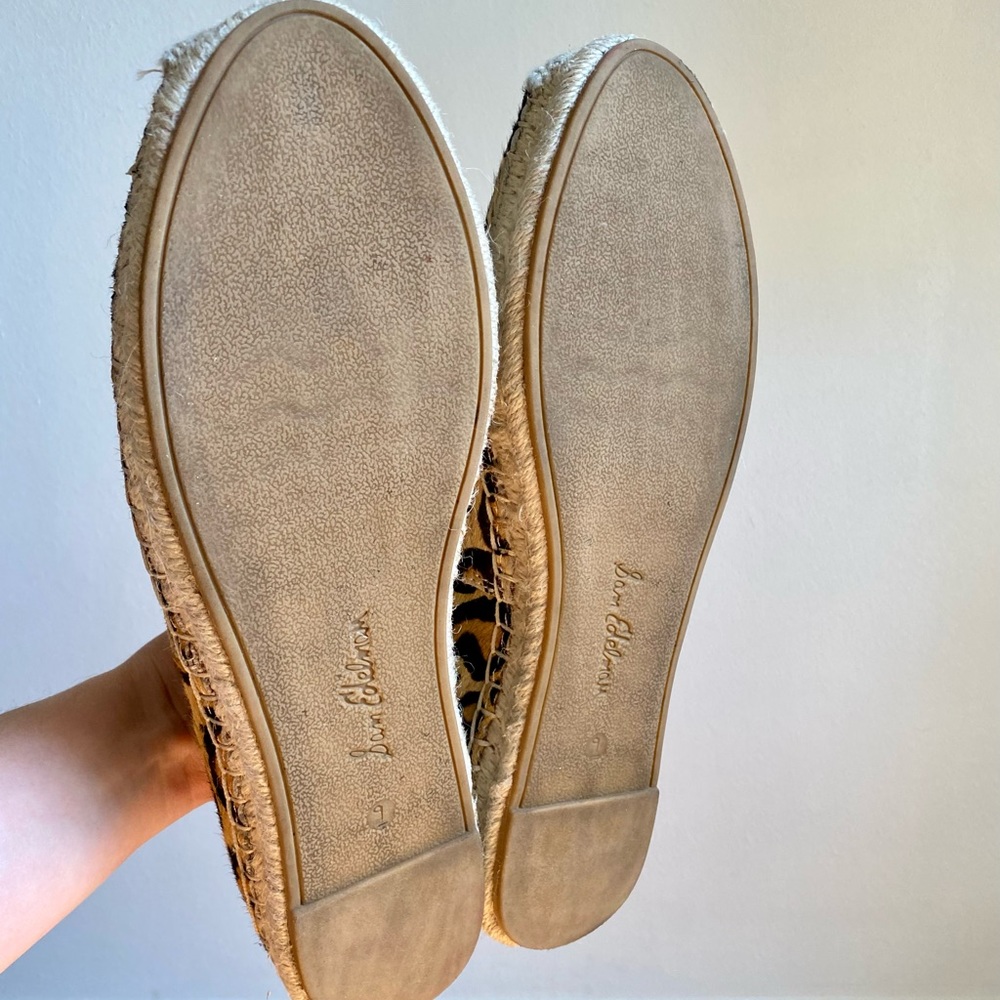 Sam Edelman Khloe Leopard Calf Hair Espadrilles - Picture 10 of 12